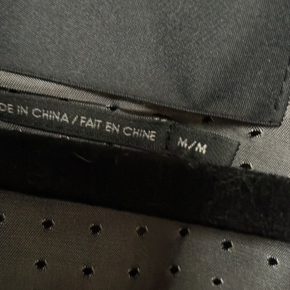 Club Monaco rabbit fur vest gray black - Picture 6 of 6